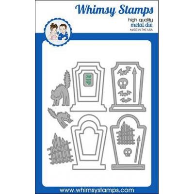 Whimsy Stamps Denise Lynn And Deb Davis Die - Build-a-Graveyard